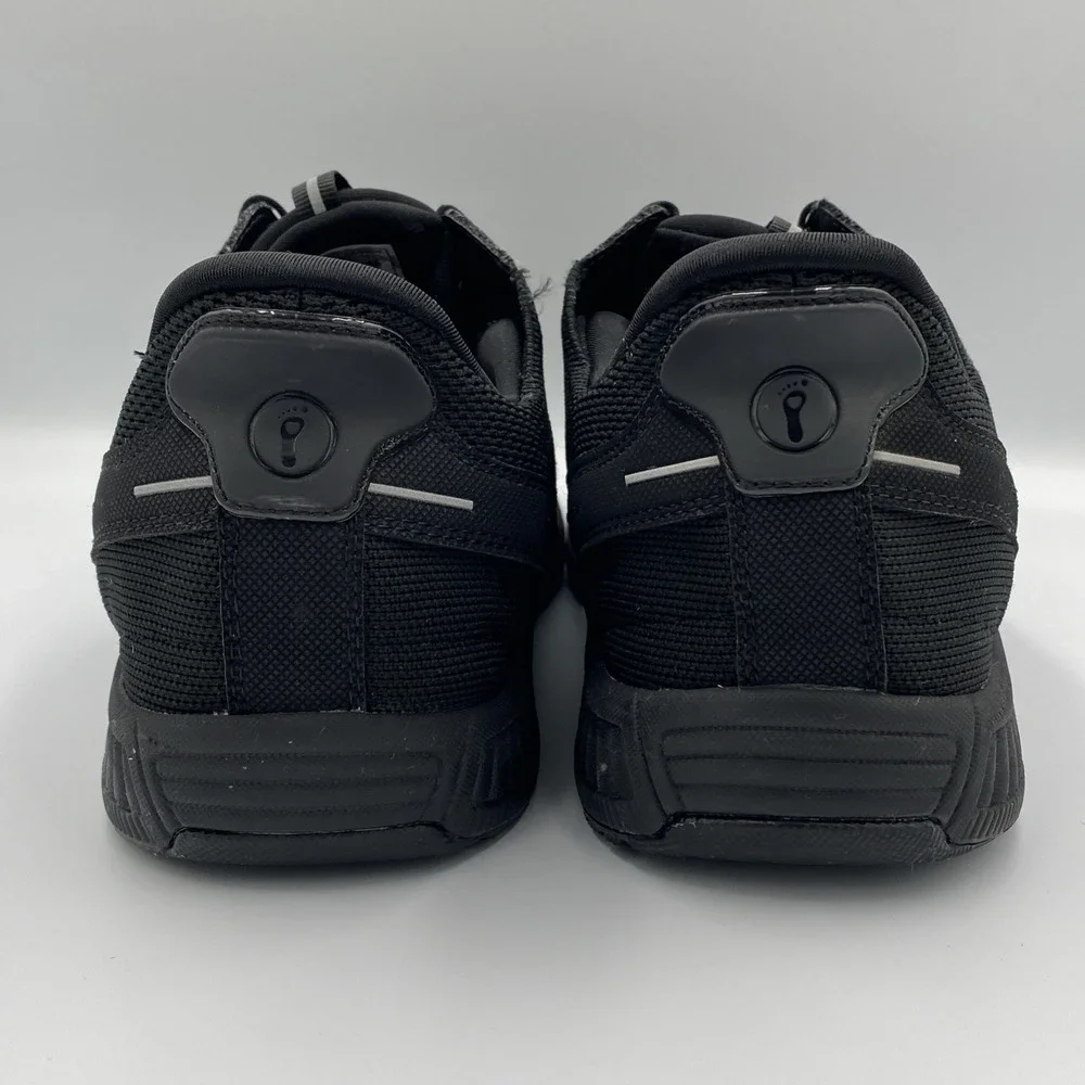 Orthofeet Yari Hands Free Sneaker Mens Sz 13 4E X-Wide Black Walking Shoes 20016
